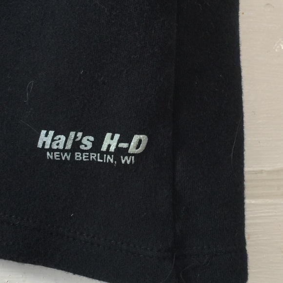 😊 Harley Davidson Sleeveless Blk Crop Top - Picture 5 of 6